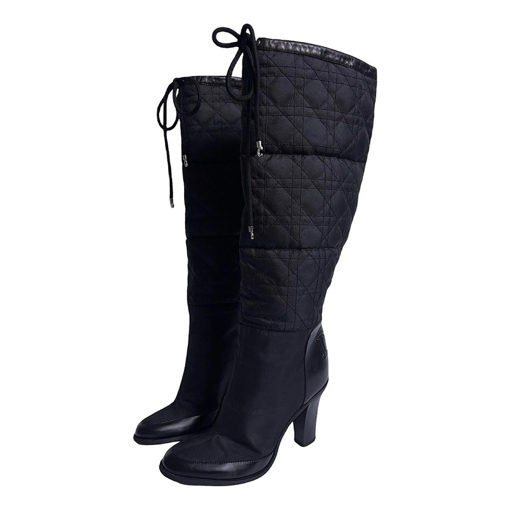 VINTAGE Y2K GALLIANO DIOR QUILTED BOOTS